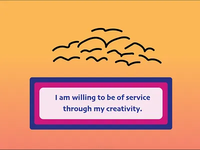 Day 3 Creative Affirmations graphic design