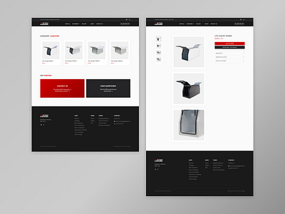 Action Canopies - Category & Item Pages australia canopies canopy clean design light minimal product store toolbox toolboxes ui ute web web design website website design