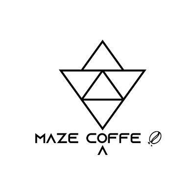 Cafe Logo cafe cafe logo coffe logo maze cafe maze coffe