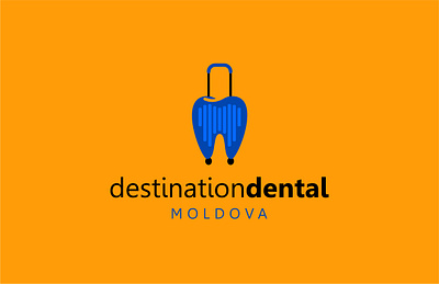 Destination Dental Moldova art direction baggage brand specialist branddesign branding carryon dental dentist design destination graphic design graphic designer healthcare logo logo design logo designer postcard tourism travel women