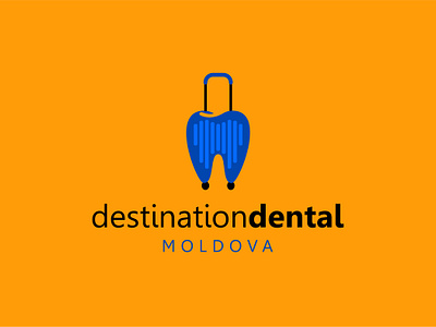 Destination Dental Moldova art direction baggage brand specialist branddesign branding carryon dental dentist design destination graphic design graphic designer healthcare logo logo design logo designer postcard tourism travel women