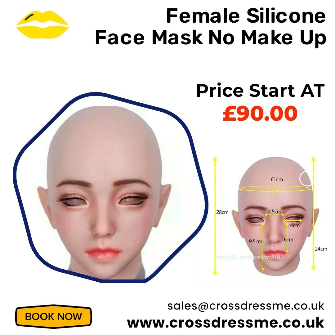 Female Silicone Face Head Mask in United Kingdom by Crossdressme on ...