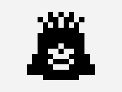 Crowned scull death king logo logomark mark scull