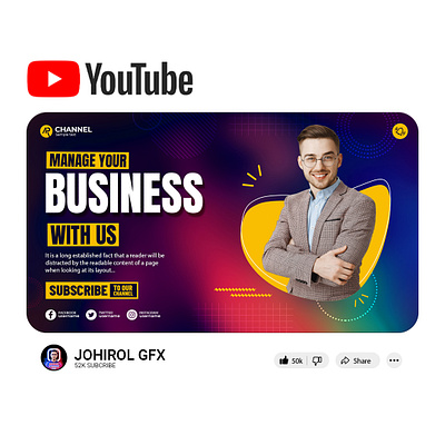 Youtube thumbnail design branding design graphic design illustration logo thumbnail typography vector ytdesign