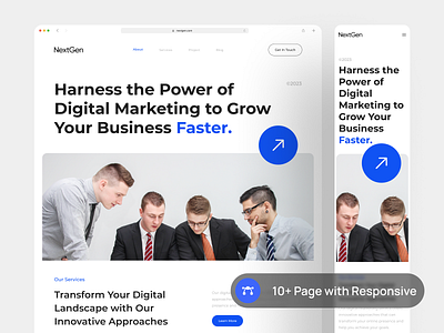 Nextgen - Digital Marketing Landing Page agency agency landing page agency web digital digital marketing landing page marketing marketing landing page web web design website website design