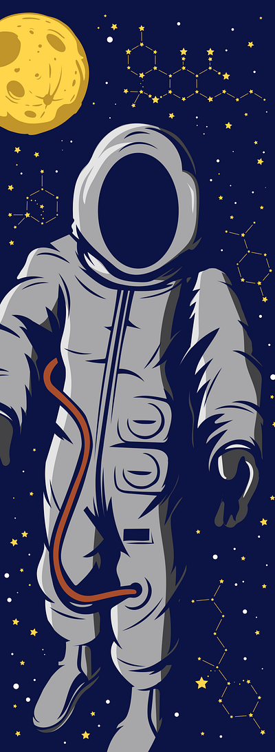 Cannabis Astronaut astronaut cannabis cutout design graphic design mascot