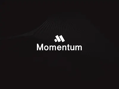 Momentum logotype brand branding graphic design icon illustration logo typography vector