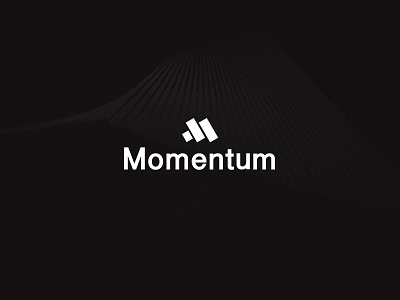 Momentum logotype brand branding graphic design icon illustration logo typography vector