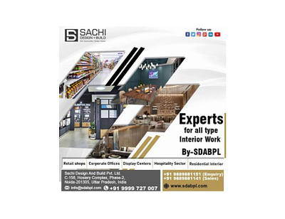 Best Interior Design Company - SDABPL construction interior interior design modular kitchen sdabpl