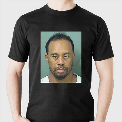 Tiger Woods Mugshot Hoodie T-shirt