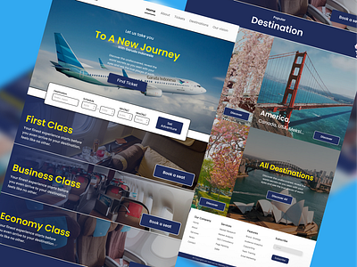Garuda Airline - Web UI design graphic design illustration ui web