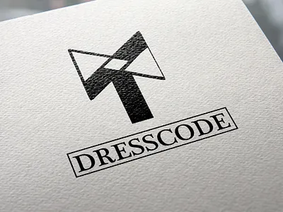 Dress Code Logo Idea for Apparel/Clothing brands branding design graphic design illustration logo typography vector
