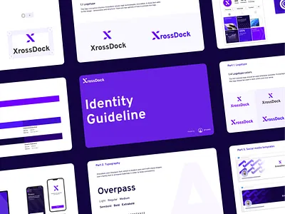 Identity guideline branding design digital graphic design guideline logo minimal smm social media typography vector