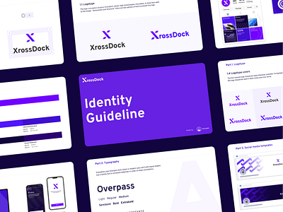 Identity guideline branding design digital graphic design guideline logo minimal smm social media typography vector