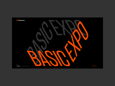 Basic Expo — Website Development design exhibition expo exposition graphic design museum typography ui vector web design website