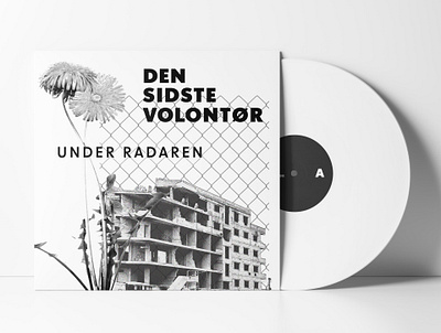 Vinyl Record Cover Design - Under Radaren collage graphic design packaging
