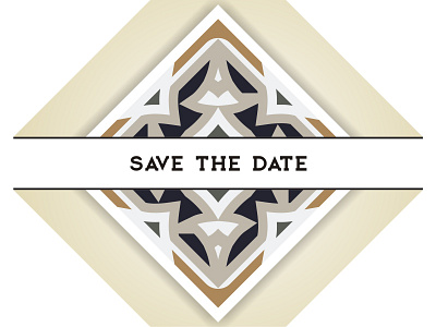 Save The Date decorative