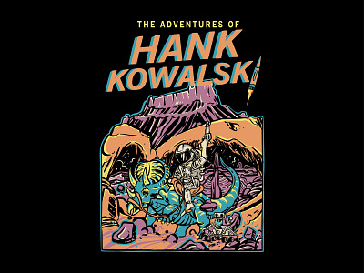 "Hank Kowalski" illustration adventure adventure illustration arizona brand designer branding graphic designer illustration illustration art illustration artist logo designer logo ideas logo maker monument valley outdoor outdoors tshirt design tshirt designer