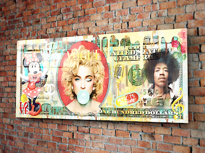 Madonna - 100 dollar bill