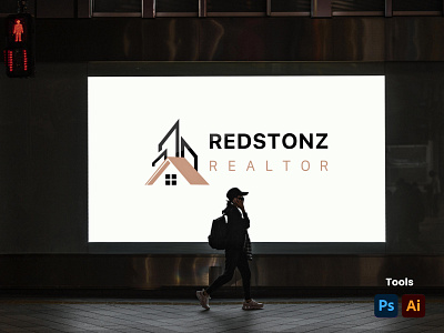 Redstonz Realtor Logo Design 3d branding design designer graphic design illustration logo motion graphics realtor vector