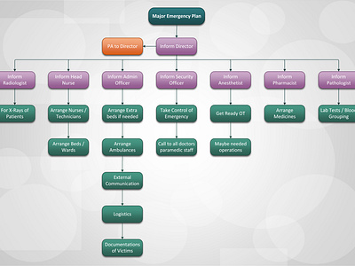 Organization Chart / Organograms graphic design organization chart organogram process flow