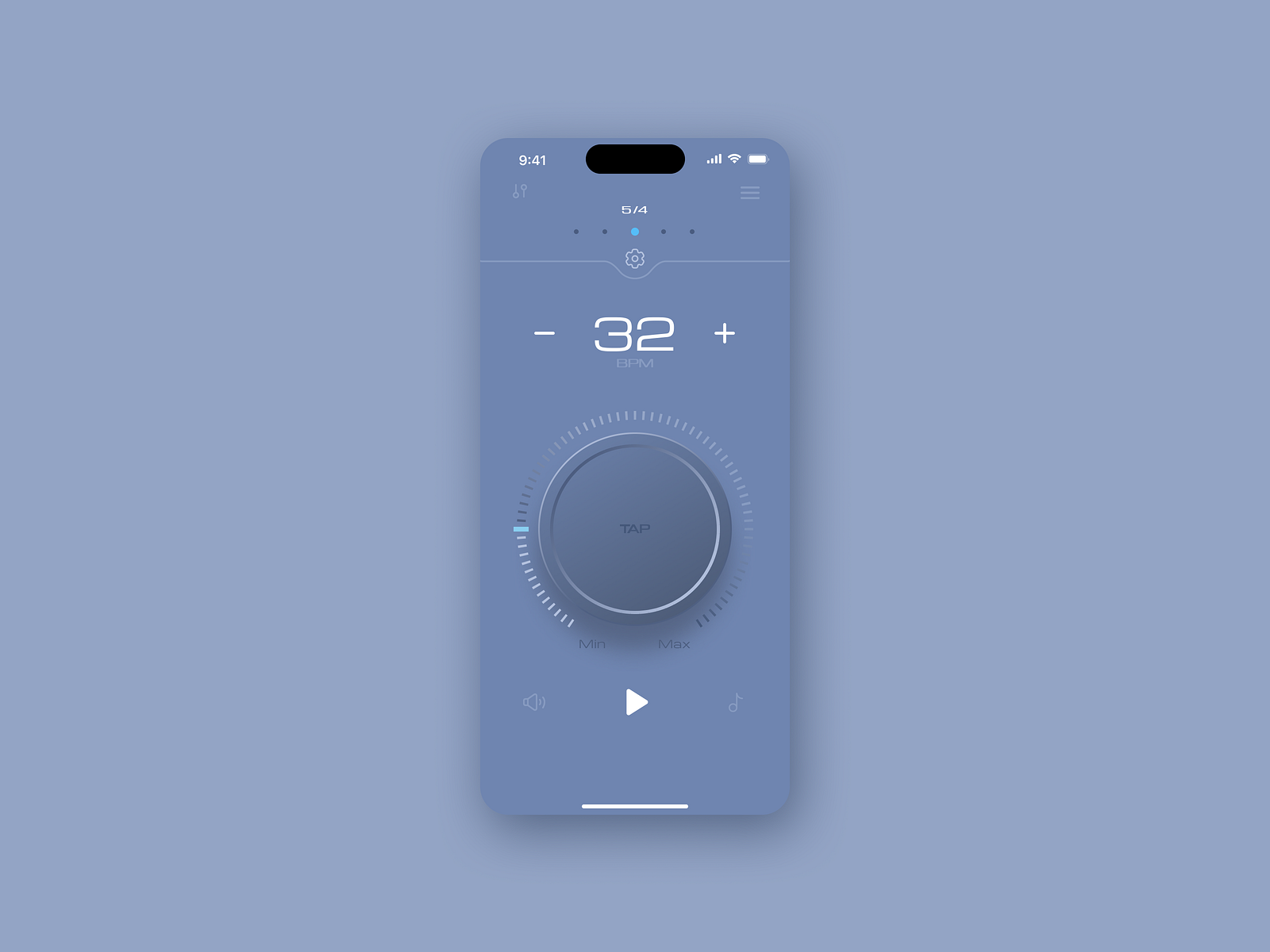 Metronome app by Stanley on Dribbble
