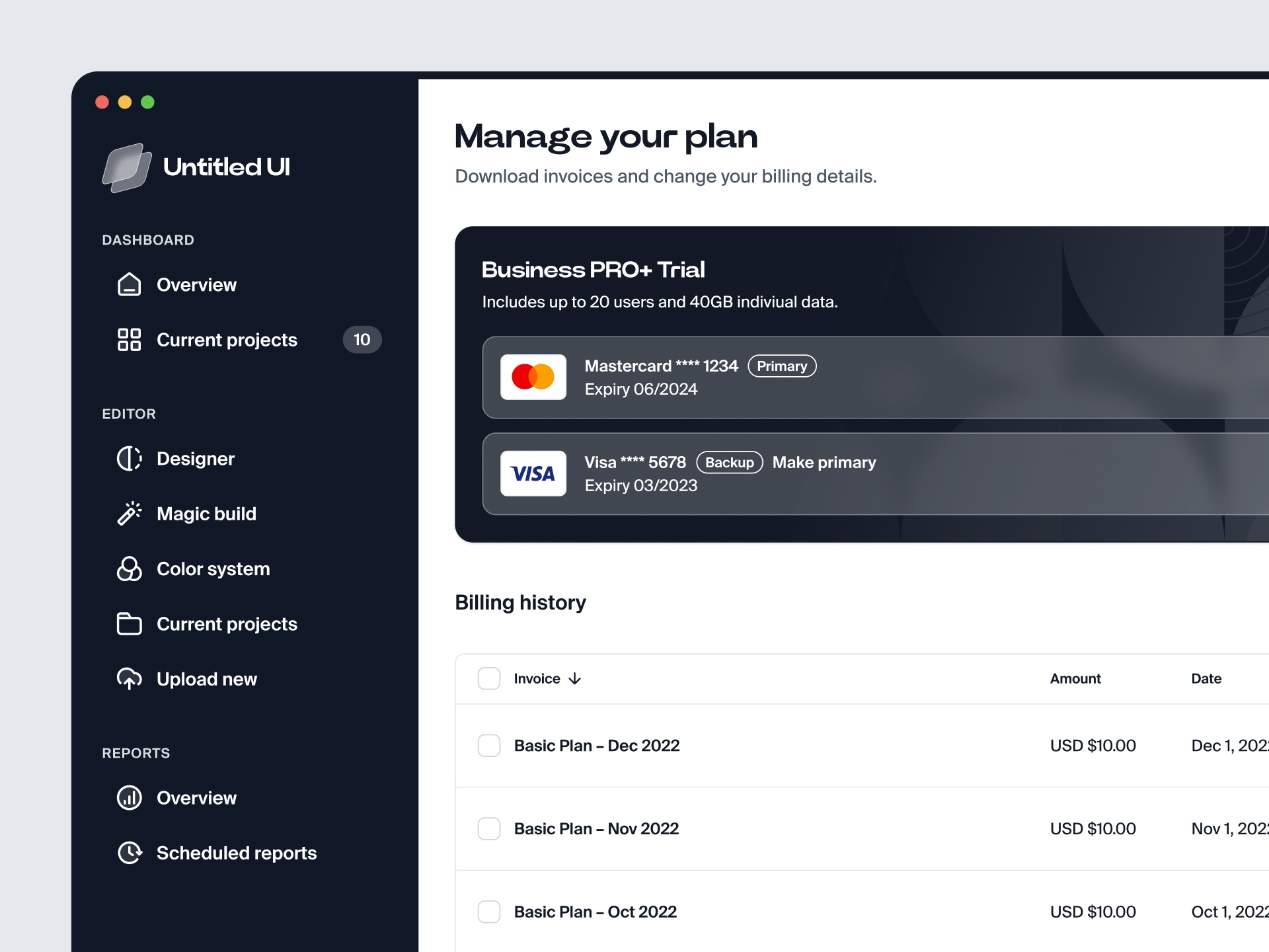 Sidebar navigation — Untitled UI by Jordan Hughes® on Dribbble