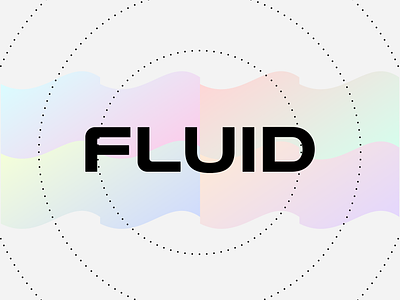 Fluid Dao - Logo blockchain branding dao fluid graphic design holographic logo web3