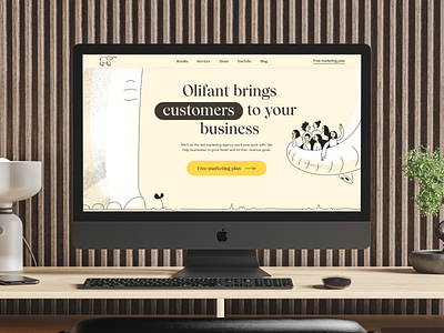 Olifant: Web Design branding clean design embacy graphic design illustration logo minimal ui vector