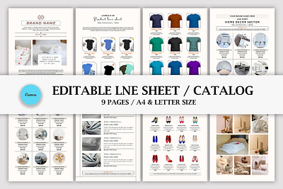 Product Catalog/Line Sheet/canva canva