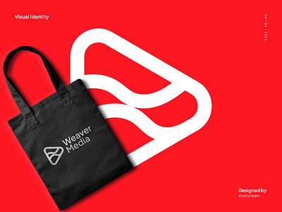 Weaver Media agency branddesigner branding design identity logo logodesigner logodesigns logomaker logomark logoprocess logotype mark minimal play process visual