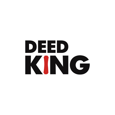 DEED KING bold business logo company logo custom deed deed king design graphic design housing logo logo design minimalist minimalist logo modern modern logo real estate simple versatile wordmark