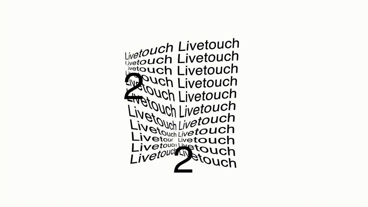 Livetouch branding adobe brand identity branding design digital kinetic logo minimal product design visual identity