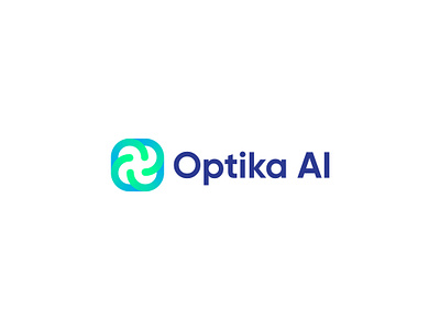 Optika AI Logo Design 3d abstract ai ai logo app icon artificial intelligence logo brand identity branding colorful creative digital graphic design logo maker modern software logo tech logo technology