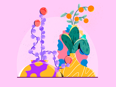 My flowers 🌸 2d bouquet character design commercial cute design flat flowers graphic design illo illustration maskot procreate