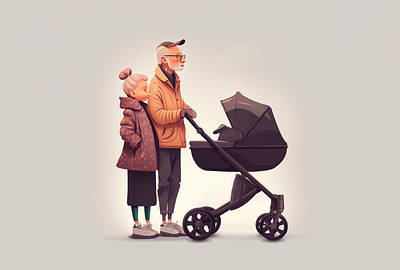 Character design | Anex strollers characterdesign graphic design illustration