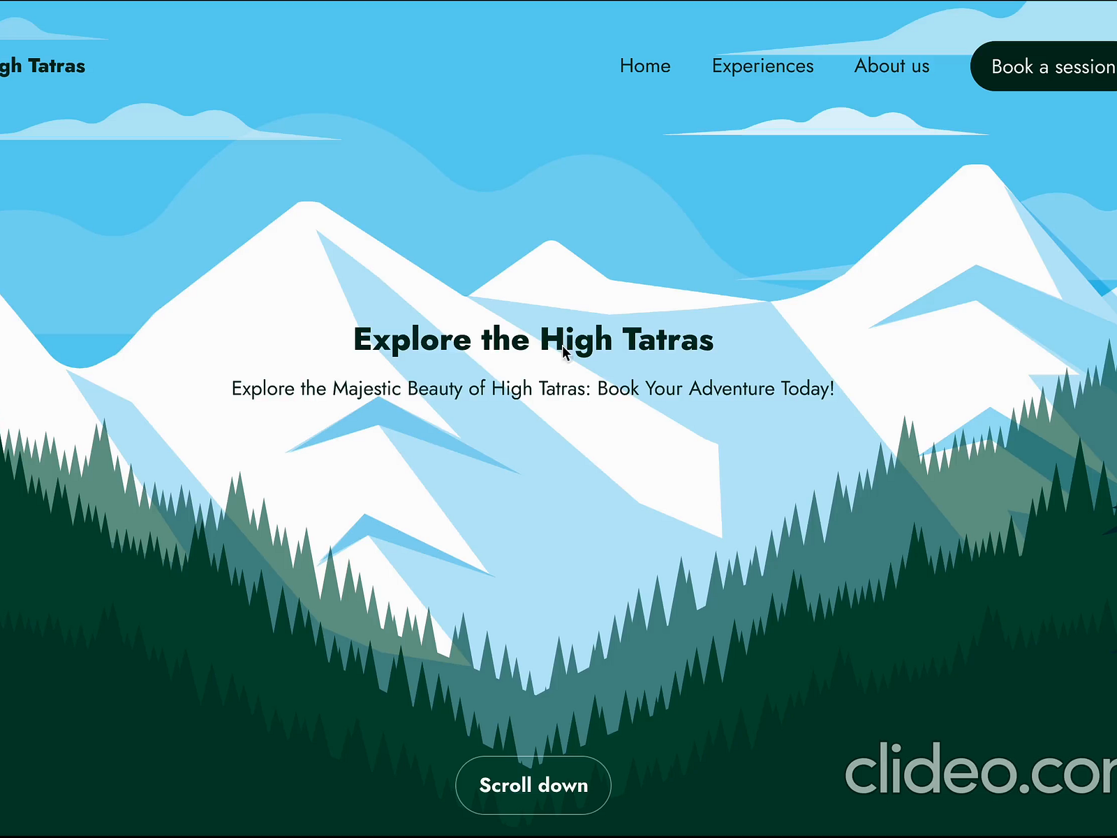 Explore the high Tatras by Juraj Gajer on Dribbble