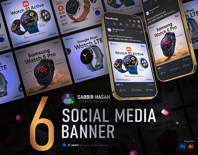 Maximize Your Clicks with Google Ads Banner Design baneer cover cover art design facebook banner facebook cover graphic design illustration thumbnail design typography