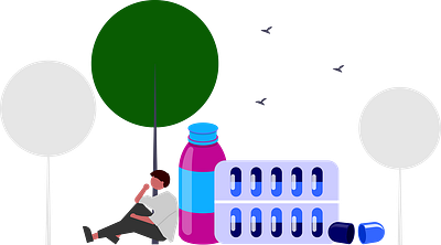 Illustration 2 for a Pharmacy branding design graphic design illustration