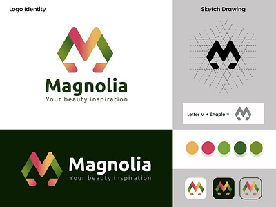 Mangolia Logo Design 3d logo apparel logo branding cloth logo clothing logo design fashion logo food logo geometric logo graphic design logo logo design logo designer logo maker minimalist logo real estate logo typography ui ux versatile logo