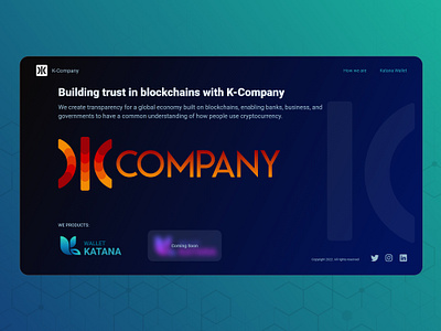 Blockchain Web site design | Landing page app branding design graphic design logo motion typography ui ux