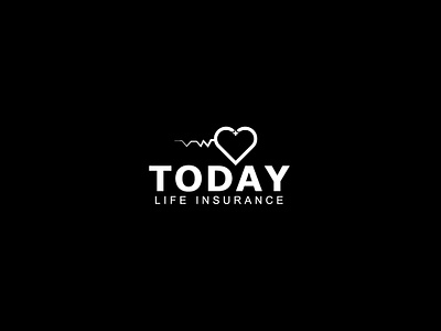 Today life insurance logo heart insurence life logo logo design minimalist logo modern logo