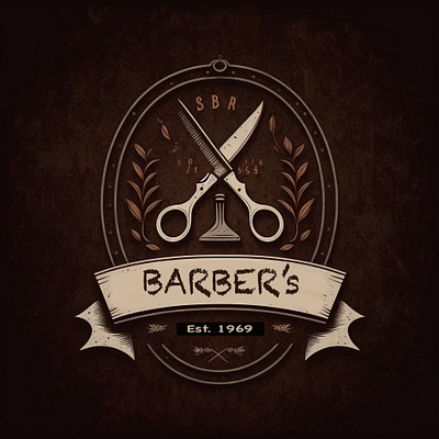 BARBER's branding design graphic design illustration logo typography