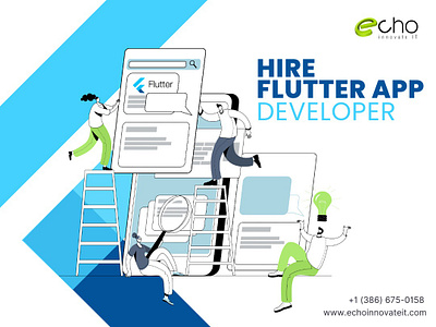 Hire Flutter App Developer | Echoinnovate IT flutter hire app developer hire flutter developer mobile app development