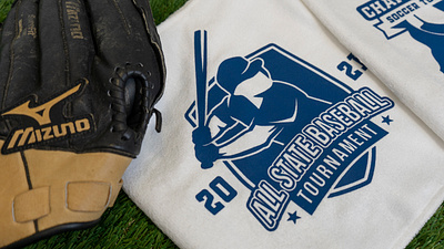 Baseball Season Is Here baseball baseball design print printing rally softball tournament towel