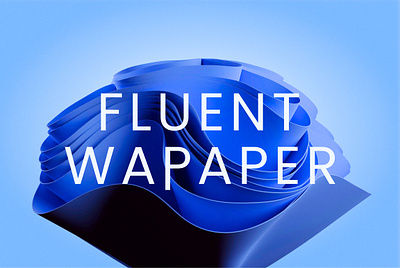 Fluent Wallpaper Inspired by windows 3d 3d illustration animation blender bloom colors cycles microsoft wallpaper win 11 windows