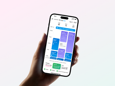 Bitrip - Your Travel Organizer App app calendar ios mobile organaiser travel ui ux
