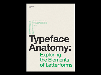 042 Typeface Anatomy anatomy branding cartaz clean design graphic design grid helvetica illustrator layout letter letterform photoshop poster print design type type design typeface types typo