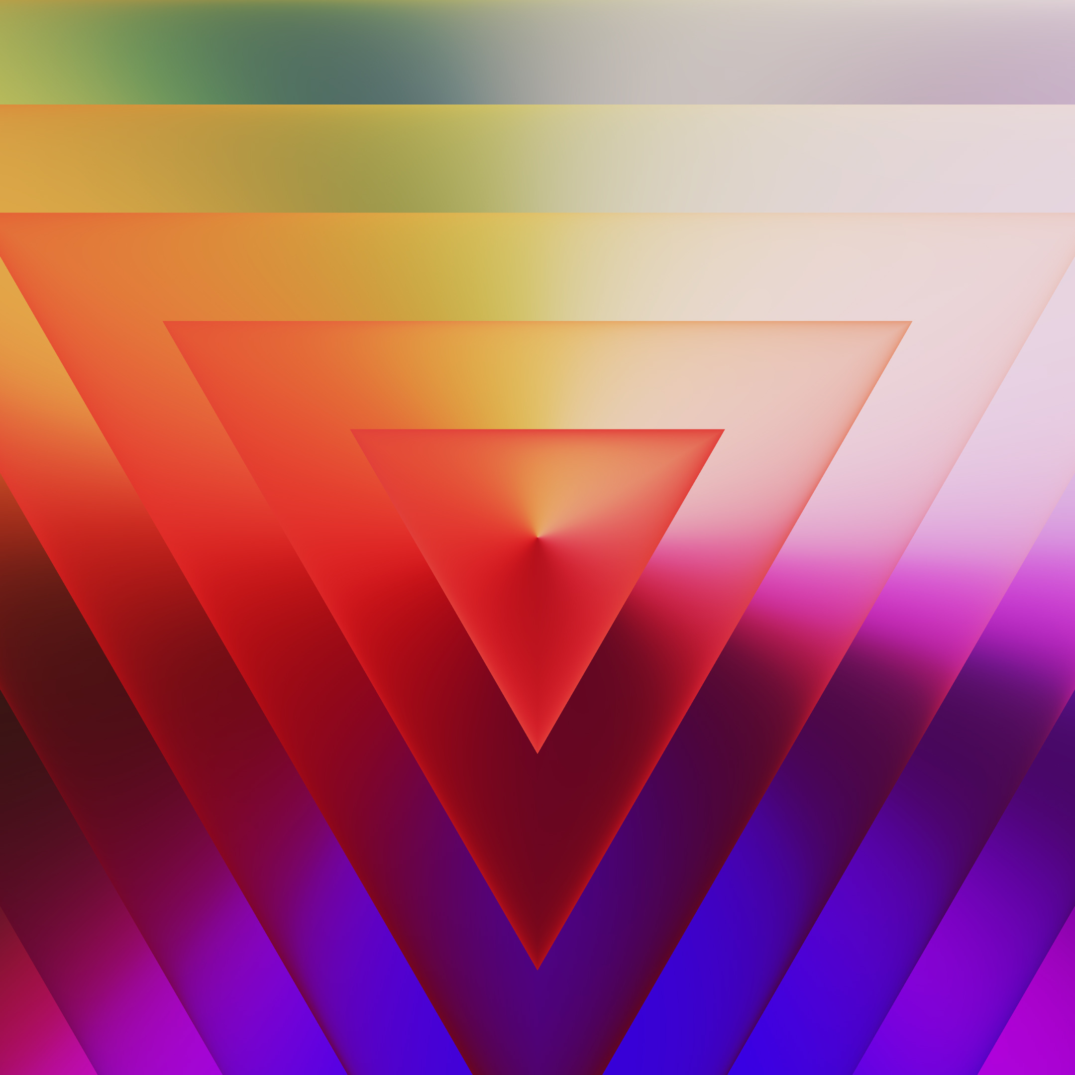 gradient studies – triangle 3d abstract art colors design filter forge generative geometric gradient graphic design illustration triangle