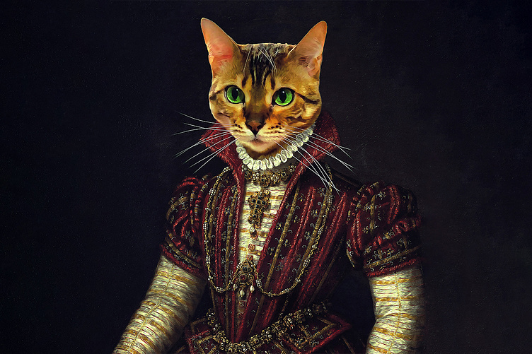 Manipulation — Royal Pet Portrait by Alexandr Polgul on Dribbble